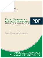 Anatomia e Fisiologia Aplicadas À Massoterapia - EEEP's