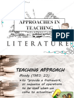 Approaches in Teaching Literature