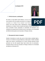 Diario Pedagógico 2016 Jorge