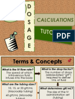 IV Dosage Calculations Tutorial