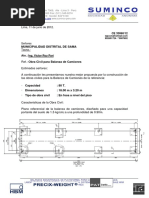 CE 33060 MUNICIPALIDAD DISTRITAL DE SAMA OBRA CIVIL PARA BALANZA DE CAMIONES DE 80 TON. 18.00 M. X 3.20 M PDF