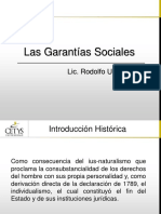 Las Garantias Sociales en La Actualidad