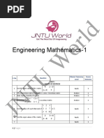 Engineering Mathematics-1: JNTU World