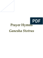 Prayer Hymns - Ganesha Stotras PDF