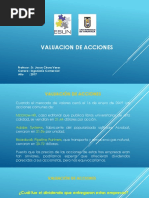 3) Valuacion de Acciones