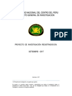 Proyectos de Investigación-Septiembre 2017 - Fiee - Uncp