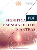 Significado y Esencia de Los Mantras