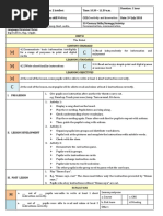 Lesson Plan Year 2 Cefr