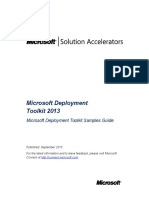 Microsoft Deployment Toolkit Samples Guide