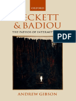 Badiou and Beckett - Gibson Andrew