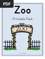 Zoo Worksheets