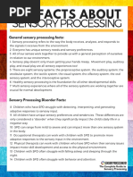 Sensory Processing: 100 Facts About