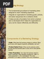 Marketing Strategies