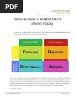 1 Cómo Se Hace El Análisis SWOT FODA DAFO