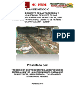 Plan de Negocio Pecuario-Foncodes