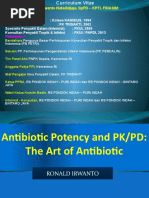 ANTIBIOTIC PK PD THE ART of ANTIBIOTIC (Dr. RI)