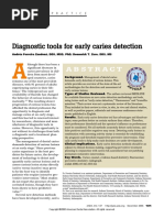 Diagnostic Tools For Early Caries Detection: Clinical