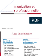 Communication Et Posture Professionnelle M1AE