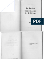 FR - 1948 - Frithjof Schuon - de Lunité Transcendante Des Religions (Édition Gallimard 1948) PDF