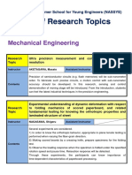 List of Research Topics - 2017 PDF