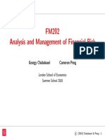 Management of Financial Risk