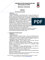 Ementas PPGEdu PDF