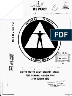 1970-10 Physical Fitness Symposium, 12-14 October 1970, United States Army Infantry School
