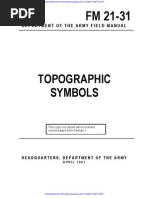 FM 21 31 Topographic Symbols April 1961