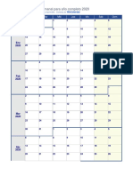 Plantilla Semanal 2020 Lunes