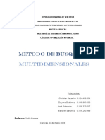 Método de Búsqueda Multidimensionales