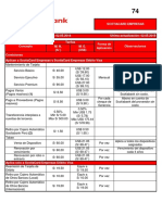 Tarifario Scotiacard Empresas