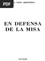 Argentina, Una Voce - en Defensa de La Misa