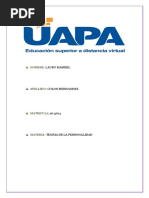 Teoria de La Personalidad Uapa