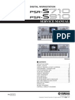 PSR S710 S910 - ServiceManual PDF