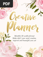 2017 Free Creative Planner - Whim Magazine PDF