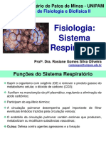 Fisiologia e Biofísica Do Sist. Respiratório - Rosiane Gomes