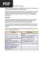 Introduction: Diesel Power Station: Operation