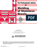 Welding of Stainless Steel