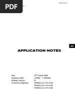 Application Notes: Application Notes P64X/En Ap/A11 Micom P642, P643, P645