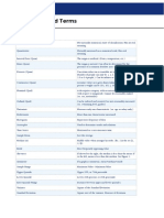 Definitions and Terms: Stat 101 Reference Sheet