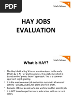 Hay Jobs Evaluation