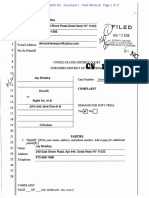 1 Jay Brodsky Vs Apple Inc Northern California