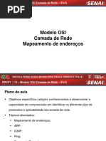 Aula - 13 - Modelo OSI - Camada de Rede - Mapeamento de Endereços