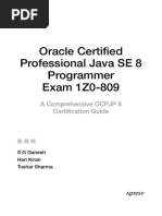 Oracle Certified Professional Java SE 8 Programmer Exam 1Z0-809