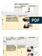 DR'S Abcd - Primary Survey: To Do Rationale Demonstration