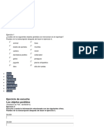 Ejercicio de Comprensión