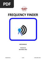 Frequency Finder: User Manual November 2013