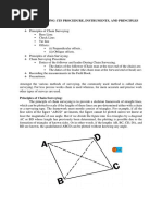 Chain Surveying: Its Procedure, Instruments, and Principles