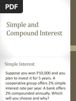 Simple and Compound Interest