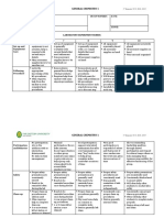 Chem 1 Lab Experiment Rubric